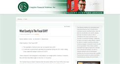 Desktop Screenshot of blog.completefinancialsolutions.org