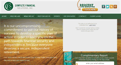 Desktop Screenshot of completefinancialsolutions.org